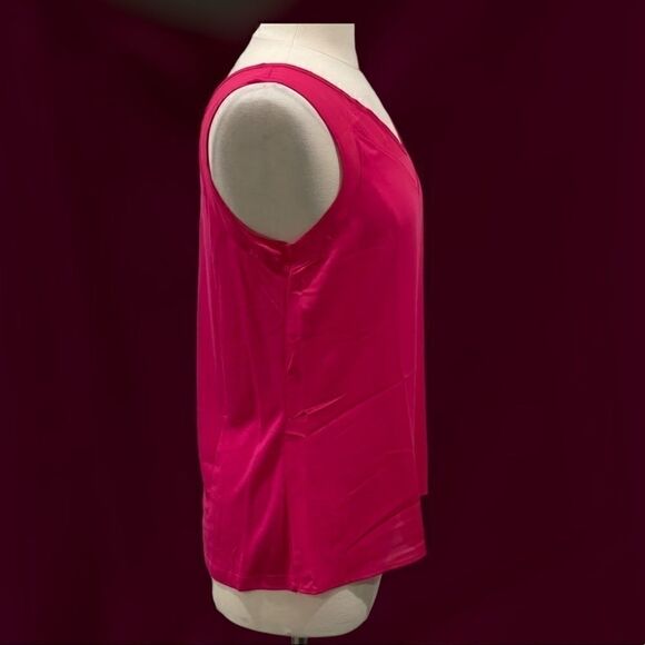 INC International Concepts Women’s Sheer-Trim Top - Picture 5 of 9